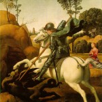 St George and the Dragon by Raphael