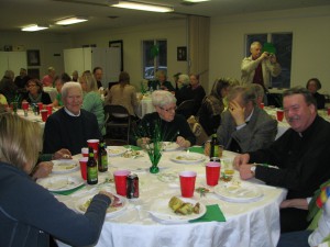 St Patrick's Day supper