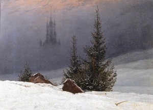 Caspar David Friedrich Winter Landscape with Church WGA08245