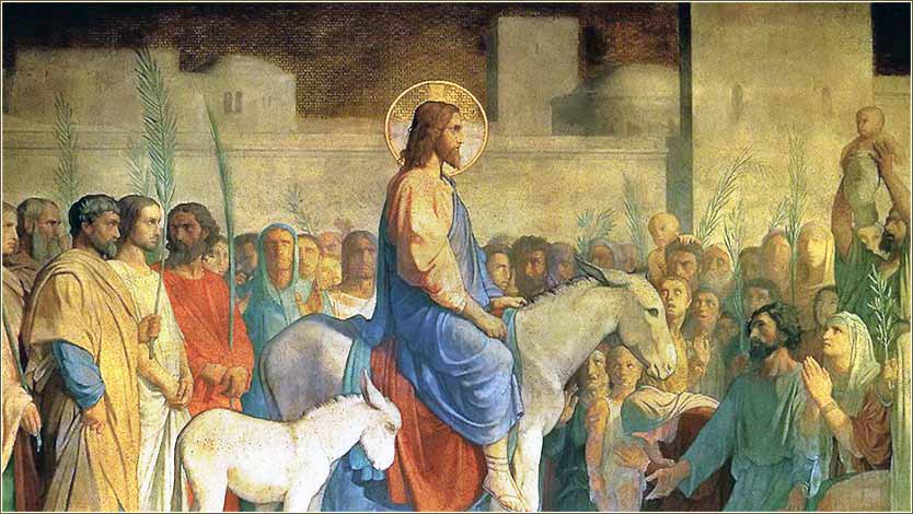 Christ's Entry into Jerusalem by Hippolyte Flandrin