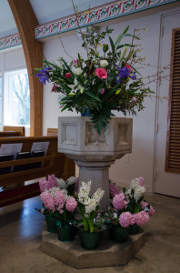 font at Easter