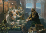 Judas and the Thirty Pieces of Silver for Betraying Christ by Hubert von Herkomer