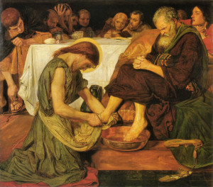 Jesus washing Peter's feet by Ford Madox Brown