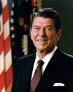 Official Portrait of President Reagan, 1981, by White House Photographic Office. Licensed under Public Domain via <a href="https://commons.wikimedia.org/wiki/File:Official_Portrait_of_President_Reagan_1981-cropped.jpg#/media/File:Official_Portrait_of_President_Reagan_1981-cropped.jpg">Wikimedia</a>