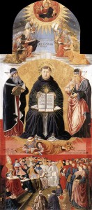 Benozzo Gozzoli Triumph of St Thomas Aquinas