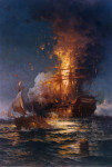 Burning of the USS Philadelphia