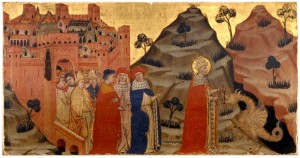 St Sylvester and the Dragon