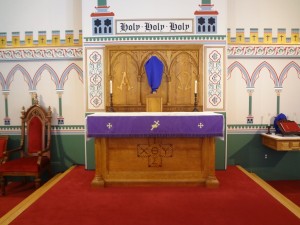 Lenten altar