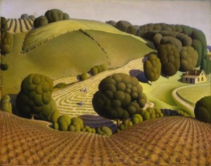 Grant Wood Young Corn