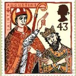 Augustine stamp with Ethelbert