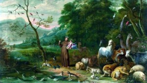 St Anthony preaching to animals