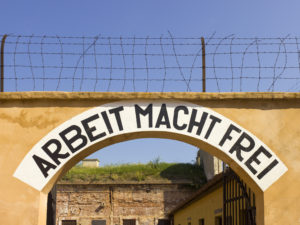 Theresienstadt concentration camp archway