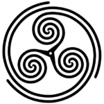 Triskelion spiral