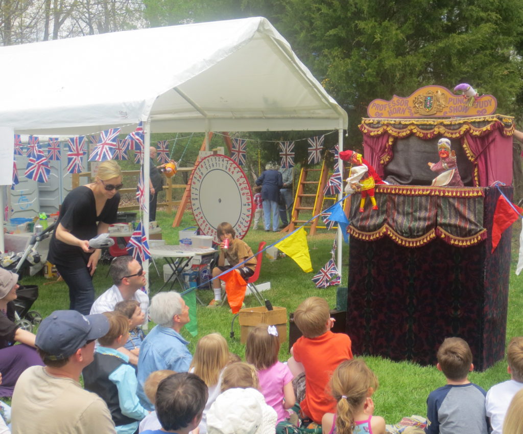 Punch and Judy at 2014 Garden Party