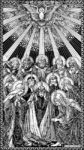 Pentecost woodcut