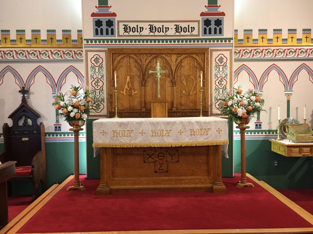 Rogation 2017 altar flowers