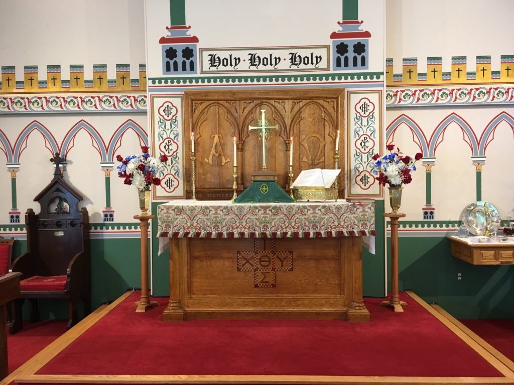 Altar Flowers, Trinity III, 2017