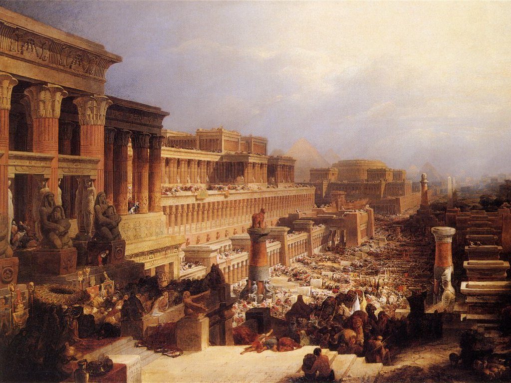 David Roberts Israelites Leaving Egypt 1828