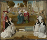 The Visitation (Four Augustinian Canon Regulars Meditating Beside an Open Grave)