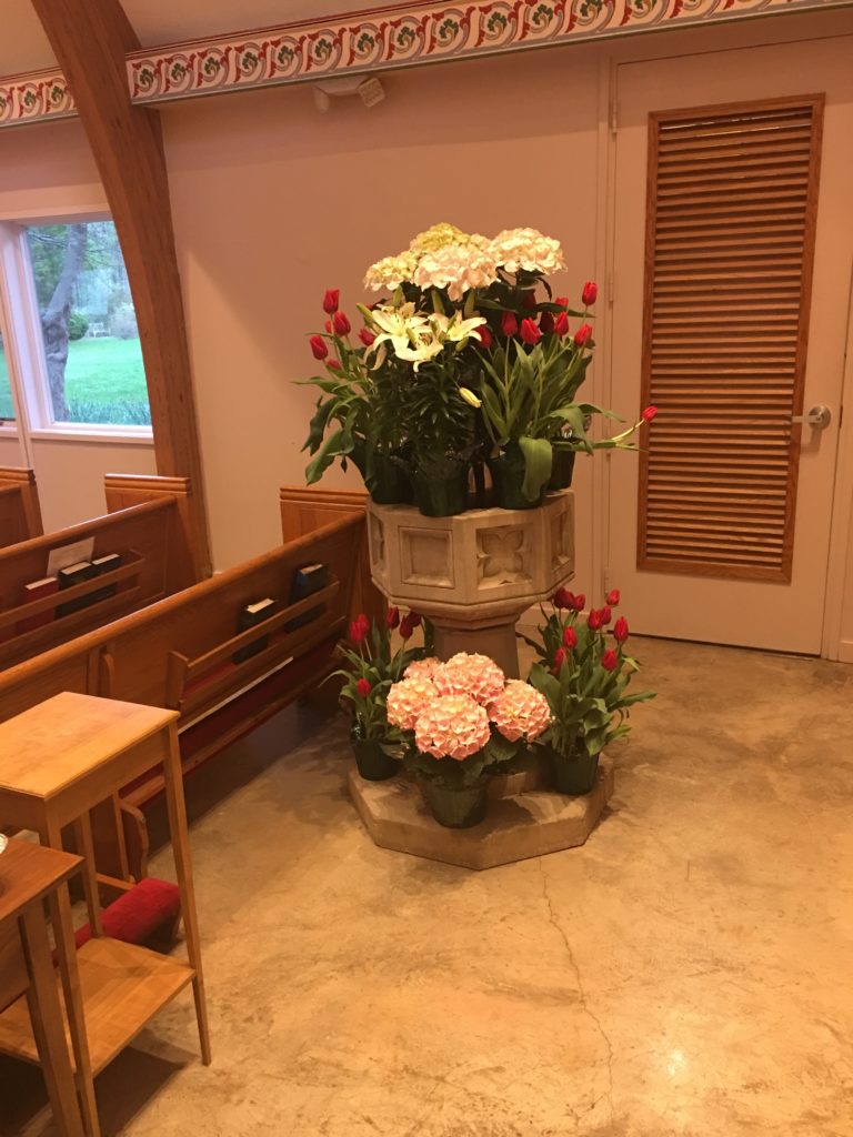 The Baptismal Font, Easter 2019