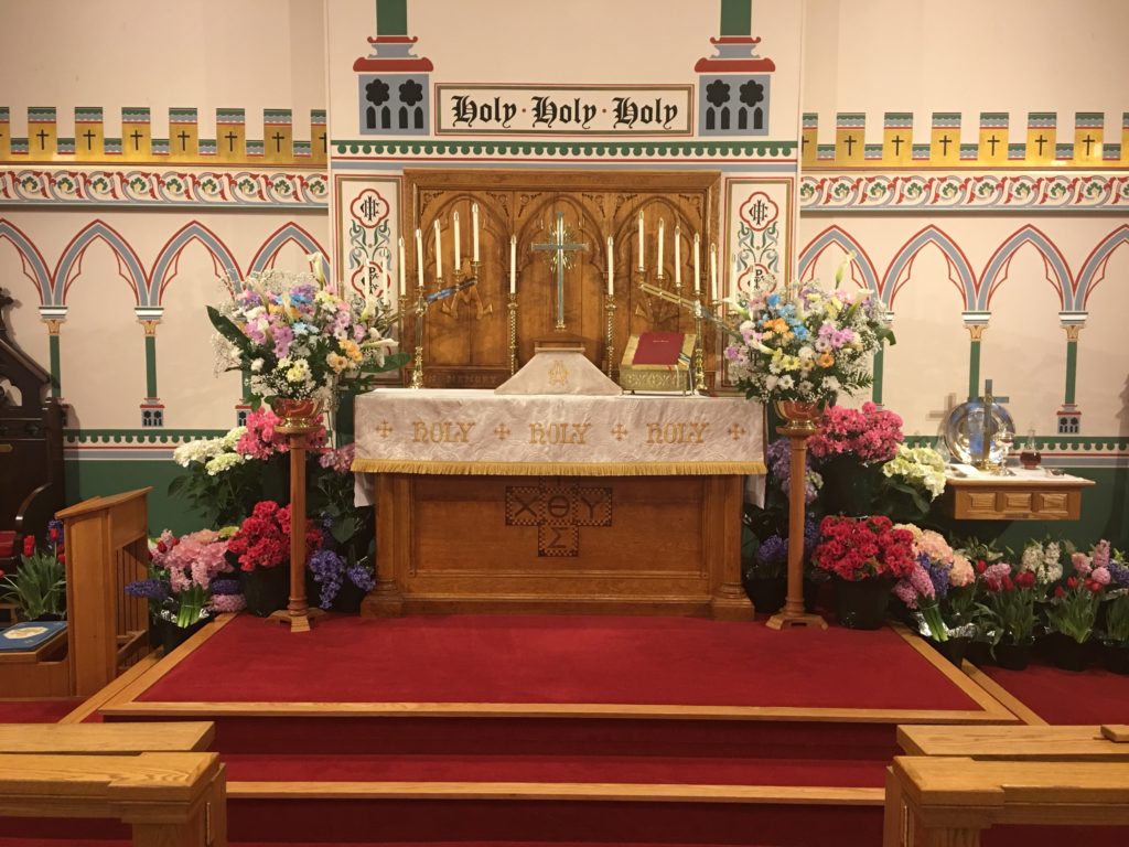 Altar Flowers, Easter 2019