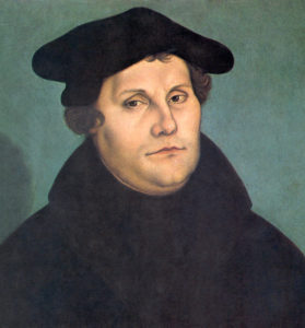 Portrait of Martin Luther by Cranach