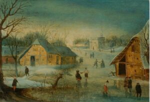 Winter by Adriaen van Stalbemt